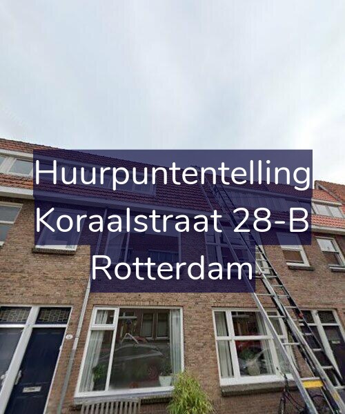 Foto gevel Huurpuntentelling voor Koraalstraat 28-B, Rotterdam