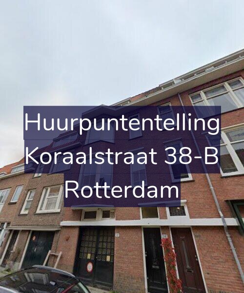 Foto gevel Huurpuntentelling voor Koraalstraat 38-B, Rotterdam