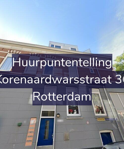 Foto gevel Huurpuntentelling voor Korenaardwarsstraat 36, Rotterdam