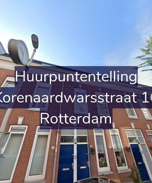 Foto gevel Huurpuntentelling voor Korenaardwarsstraat 16, Rotterdam