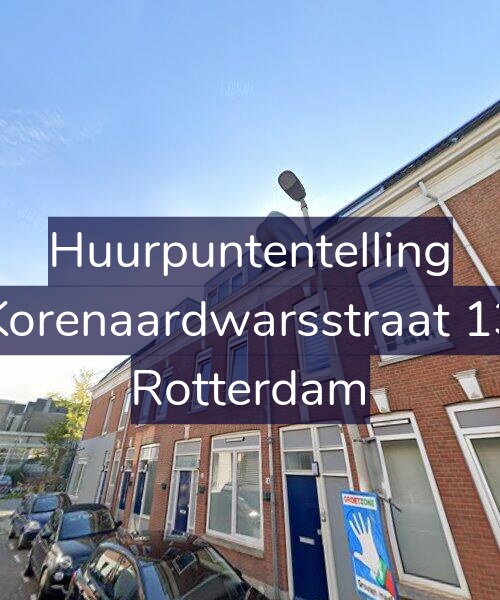 Foto gevel Huurpuntentelling voor Korenaardwarsstraat 13, Rotterdam