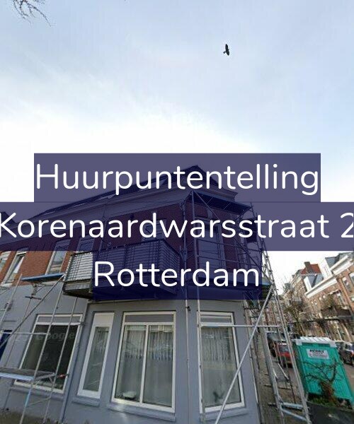 Foto gevel Huurpuntentelling voor Korenaardwarsstraat 2, Rotterdam