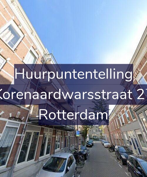 Foto gevel Huurpuntentelling voor Korenaardwarsstraat 27, Rotterdam