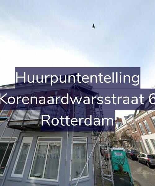 Foto gevel Huurpuntentelling voor Korenaardwarsstraat 6, Rotterdam