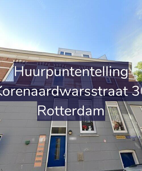 Foto gevel Huurpuntentelling voor Korenaardwarsstraat 30, Rotterdam