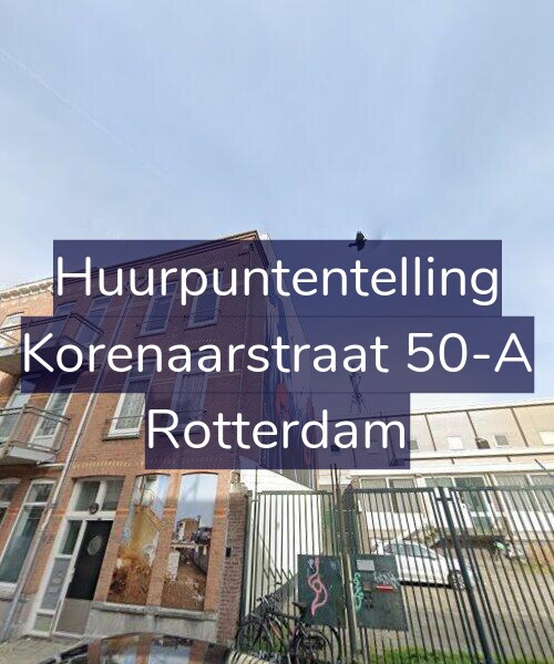 Foto gevel Huurpuntentelling voor Korenaarstraat 50-A, Rotterdam
