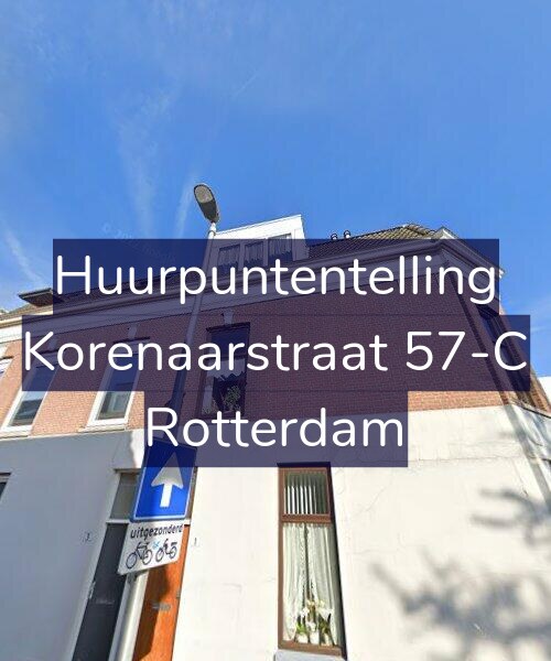 Foto gevel Huurpuntentelling voor Korenaarstraat 57-C, Rotterdam
