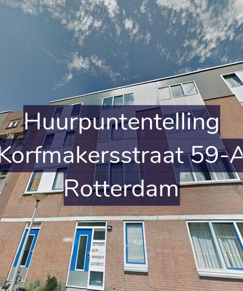 Foto gevel Huurpuntentelling voor Korfmakersstraat 59-A, Rotterdam