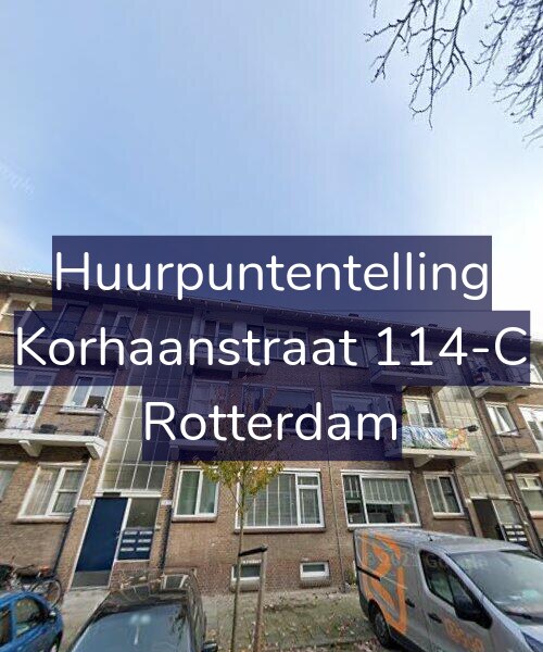 Foto gevel Huurpuntentelling voor Korhaanstraat 114-C, Rotterdam