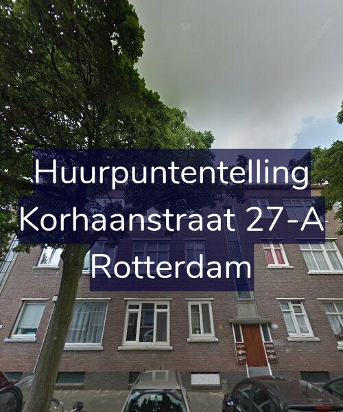 Foto gevel Huurpuntentelling voor Korhaanstraat 27-A, Rotterdam