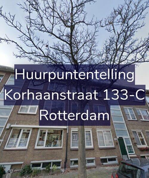 Foto gevel Huurpuntentelling voor Korhaanstraat 133-C, Rotterdam