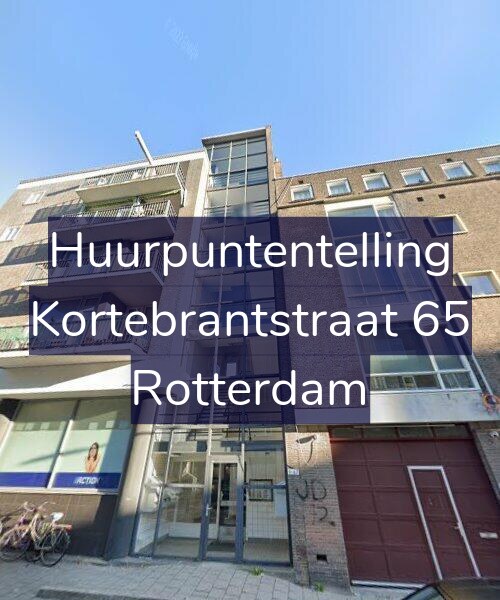 Foto gevel Huurpuntentelling voor Kortebrantstraat 65, Rotterdam