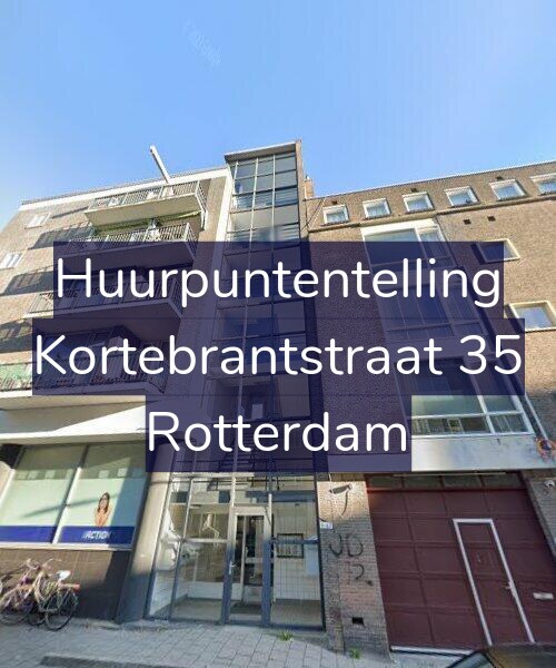 Foto gevel Huurpuntentelling voor Kortebrantstraat 35, Rotterdam