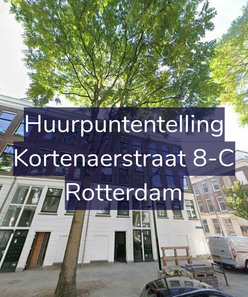 Foto gevel Huurpuntentelling voor Kortenaerstraat 8-C, Rotterdam