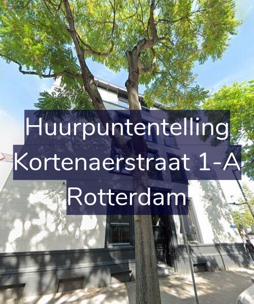 Foto gevel Huurpuntentelling voor Kortenaerstraat 1-A, Rotterdam