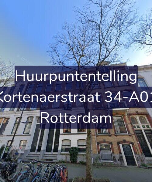 Foto gevel Huurpuntentelling voor Kortenaerstraat 34-A01, Rotterdam