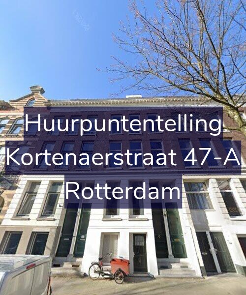 Foto gevel Huurpuntentelling voor Kortenaerstraat 47-A, Rotterdam
