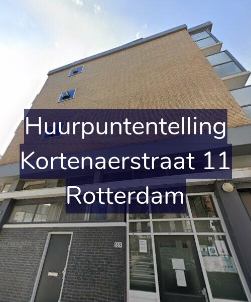 Foto gevel Huurpuntentelling voor Kortenaerstraat 11, Rotterdam