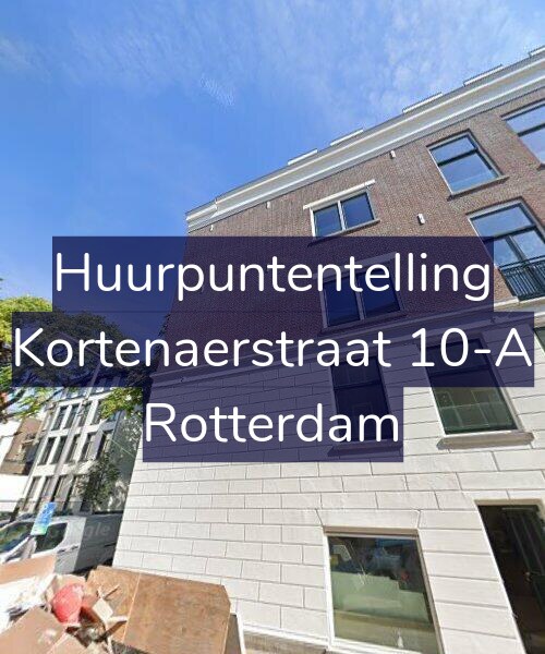 Foto gevel Huurpuntentelling voor Kortenaerstraat 10-A, Rotterdam