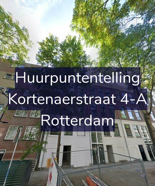 Foto gevel Huurpuntentelling voor Kortenaerstraat 4-A, Rotterdam