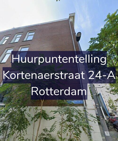 Foto gevel Huurpuntentelling voor Kortenaerstraat 24-A, Rotterdam