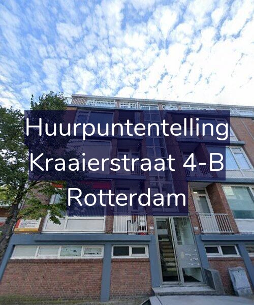 Foto gevel Huurpuntentelling voor Kraaierstraat 4-B, Rotterdam