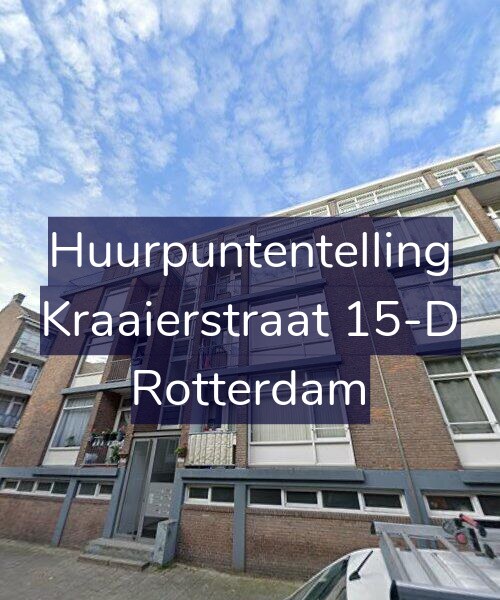 Foto gevel Huurpuntentelling voor Kraaierstraat 15-D, Rotterdam