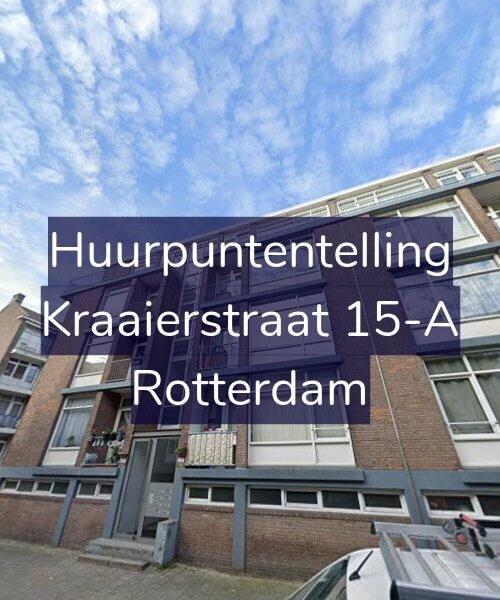 Foto gevel Huurpuntentelling voor Kraaierstraat 15-A, Rotterdam