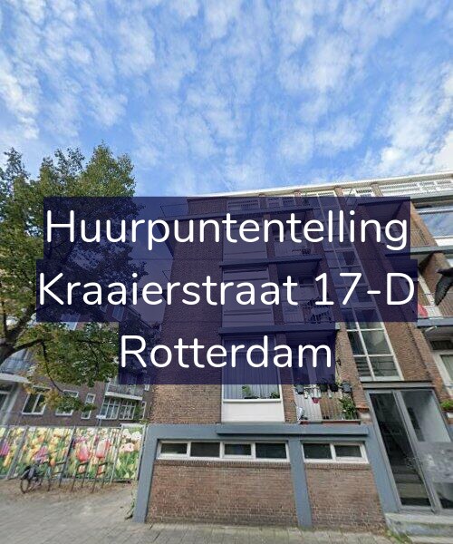 Foto gevel Huurpuntentelling voor Kraaierstraat 17-D, Rotterdam