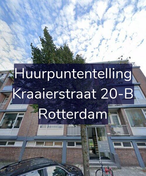 Foto gevel Huurpuntentelling voor Kraaierstraat 20-B, Rotterdam