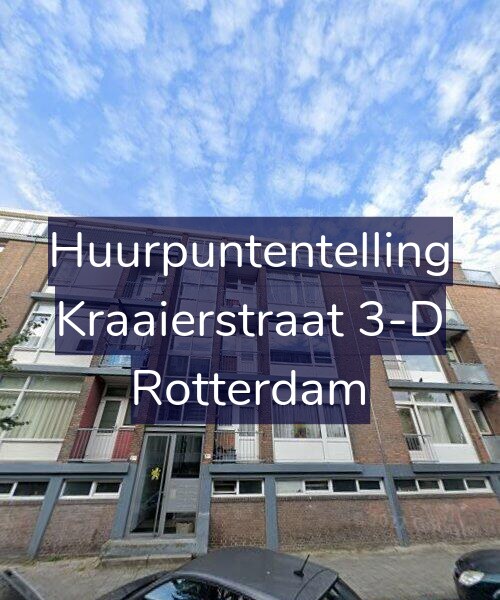 Foto gevel Huurpuntentelling voor Kraaierstraat 3-D, Rotterdam