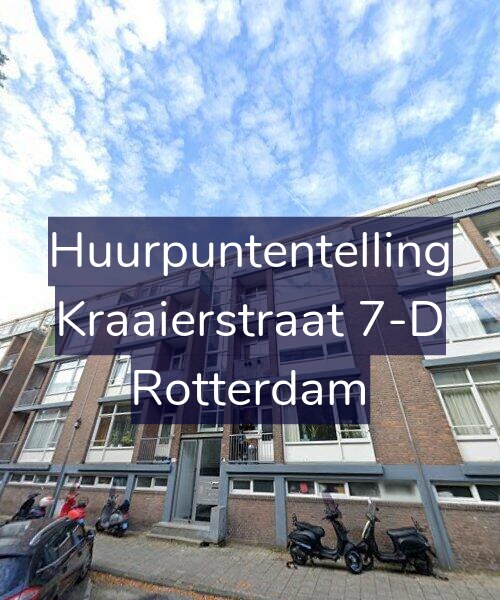 Foto gevel Huurpuntentelling voor Kraaierstraat 7-D, Rotterdam