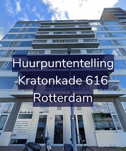Foto gevel Huurpuntentelling voor Kratonkade 616, Rotterdam