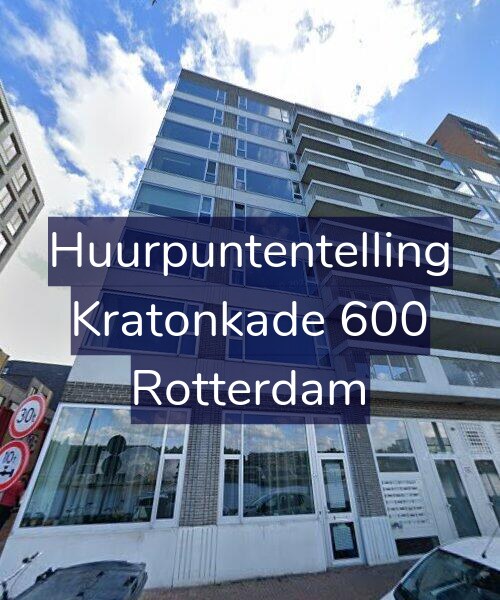 Foto gevel Huurpuntentelling voor Kratonkade 600, Rotterdam