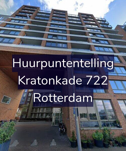 Foto gevel Huurpuntentelling voor Kratonkade 722, Rotterdam