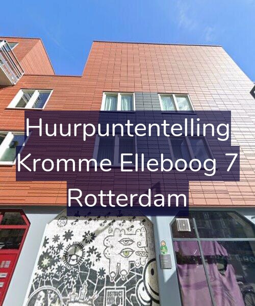 Foto gevel Huurpuntentelling voor Kromme Elleboog 7, Rotterdam