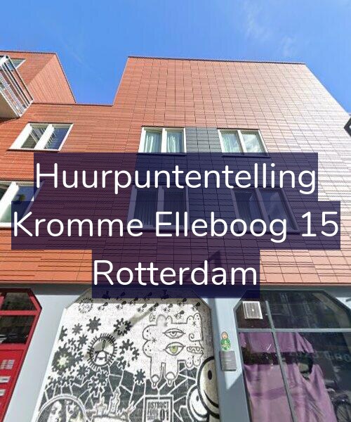 Foto gevel Huurpuntentelling voor Kromme Elleboog 15, Rotterdam