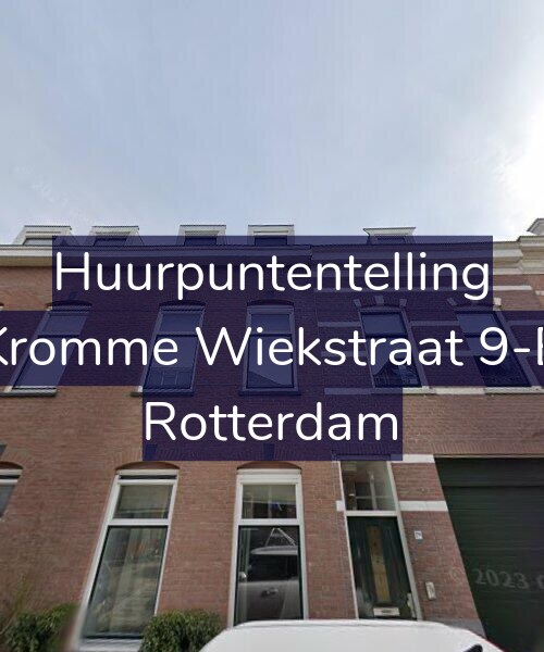 Foto gevel Huurpuntentelling voor Kromme Wiekstraat 9-B, Rotterdam