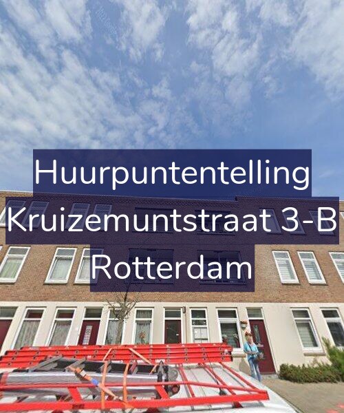 Foto gevel Huurpuntentelling voor Kruizemuntstraat 3-B, Rotterdam