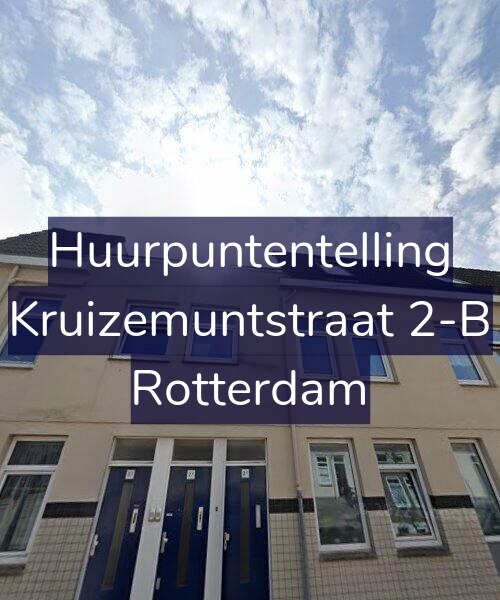 Foto gevel Huurpuntentelling voor Kruizemuntstraat 2-B, Rotterdam