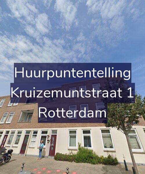 Foto gevel Huurpuntentelling voor Kruizemuntstraat 1, Rotterdam