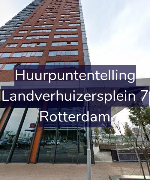 Foto gevel Huurpuntentelling voor Landverhuizersplein 7, Rotterdam