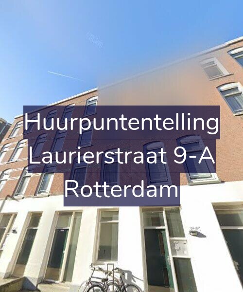 Foto gevel Huurpuntentelling voor Laurierstraat 9-A, Rotterdam