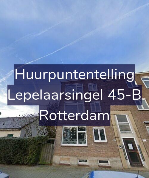 Foto gevel Huurpuntentelling voor Lepelaarsingel 45-B, Rotterdam