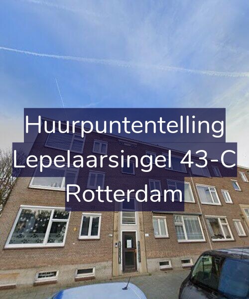Foto gevel Huurpuntentelling voor Lepelaarsingel 43-C, Rotterdam