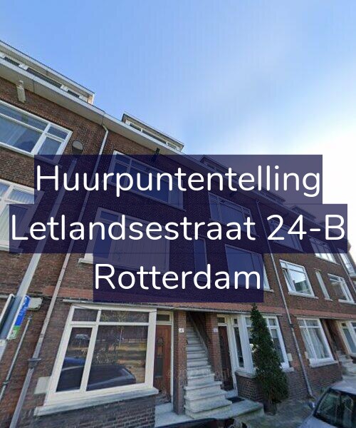 Foto gevel Huurpuntentelling voor Letlandsestraat 24-B, Rotterdam