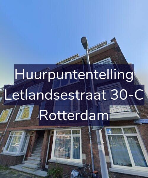 Foto gevel Huurpuntentelling voor Letlandsestraat 30-C, Rotterdam