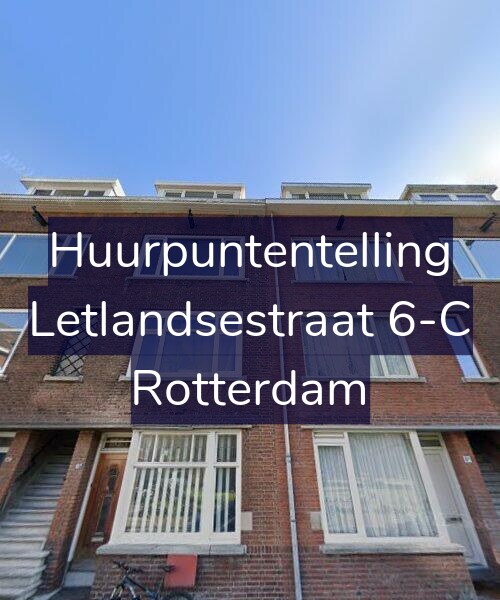 Foto gevel Huurpuntentelling voor Letlandsestraat 6-C, Rotterdam