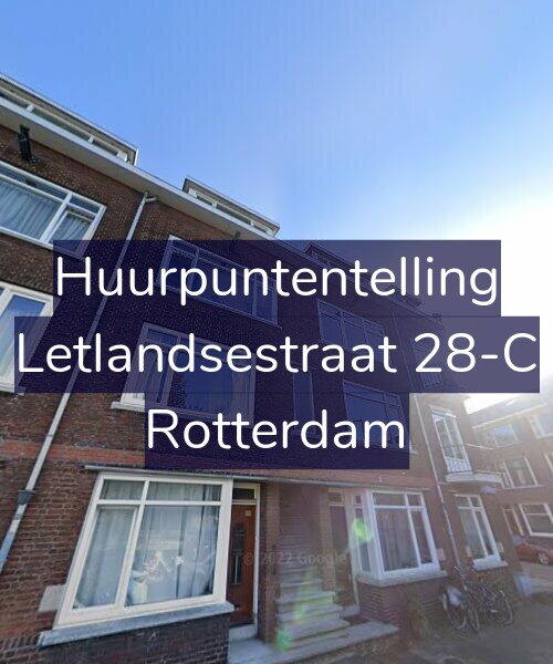 Foto gevel Huurpuntentelling voor Letlandsestraat 28-C, Rotterdam