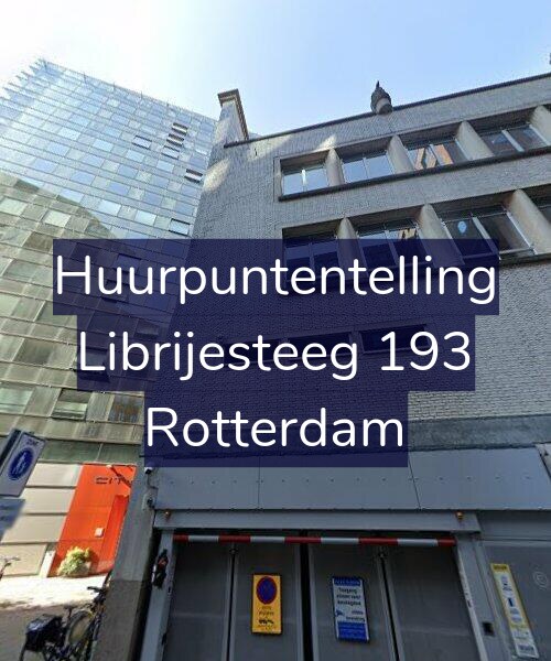 Foto gevel Huurpuntentelling voor Librijesteeg 193, Rotterdam